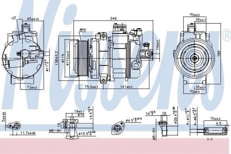 Компресор кондиціонера First Fit NISSENS 890359