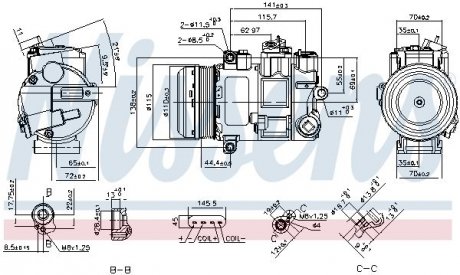 Компресор кондиціонера First Fit NISSENS 890696