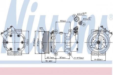 Компресор кондиціонера First Fit NISSENS 89109