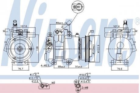 Компресор кондиціонера First Fit NISSENS 89279