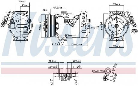 Компресор кондиціонера First Fit NISSENS 89356