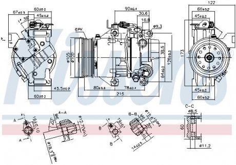 Компресор кондиціонера First Fit NISSENS 89443