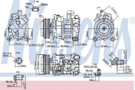 Компресор кондиціонера NISSENS 89585