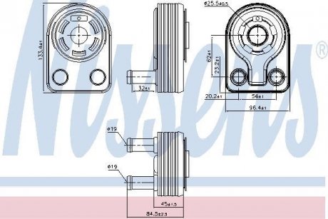 Радіатор масляний NISSENS 90971