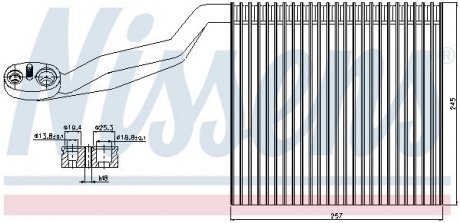 Радіатор кондиціонера NISSENS 92294