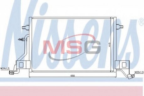 Конденсер AI A 6/S 6(01-)4.2 i V8 40V(+)[OE 8B0.260.403 E] NISSENS 940002