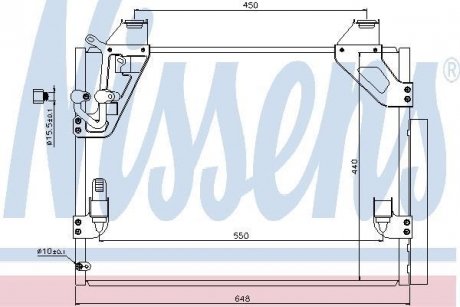 Радіатор кондиціонера First Fit NISSENS 940082