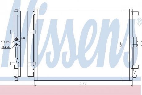 Конденсер HY i30(12-)1.4 CRDI(+)[OE 97606A5800] NISSENS 940267