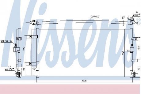 Конденсер AI A 4/S 4(07-)2.7 TDi(+)[OE 8T0260403C] NISSENS 940430 (фото 1)