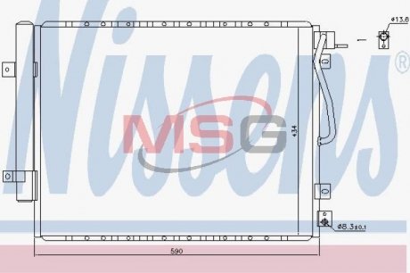 Конденсор NISSENS 940436