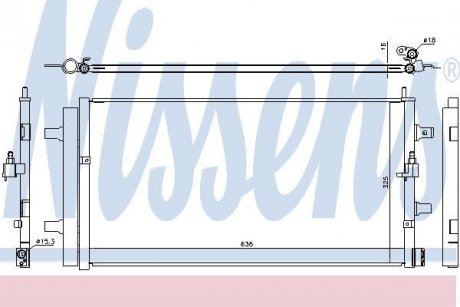 Радіатор кондиціонера First Fit NISSENS 940454