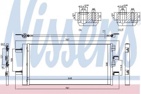 Конденсер кондиціонера NISSENS 940509