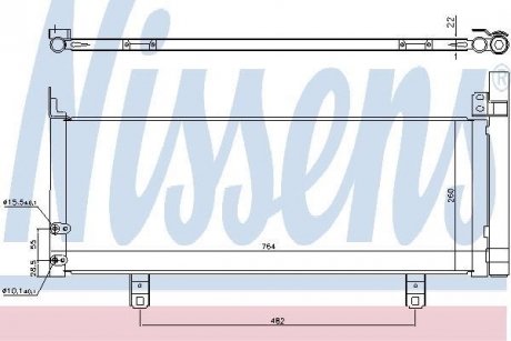 Радіатор кондиціонера NISSENS 940639