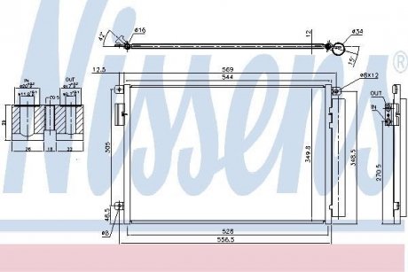 Конденсер FIAT 500 (312) (07-) 0.9 Twinair TURBO NISSENS 940693