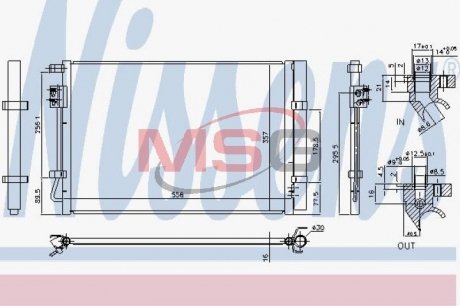 Конденсер HYUNDAI i20 (GB) (14-) 1.2 LPGI NISSENS 940730