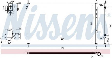 Конденсатор без хладогену NISSENS 940811