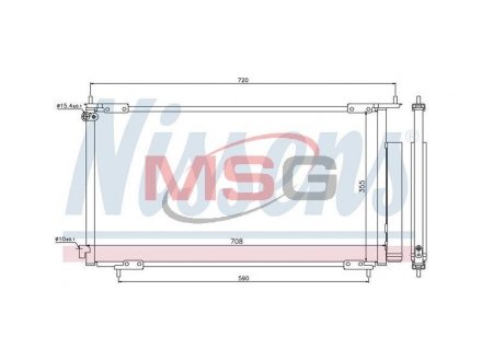 Радіатор кондиціонера First Fit NISSENS 94772