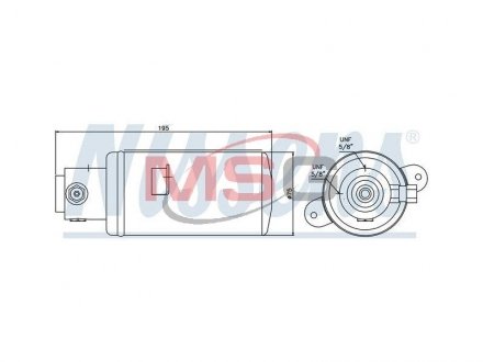 Осушувач PUCH GW W 461(90-)290 GD(+)[OE 140 830 01 83] NISSENS 95076