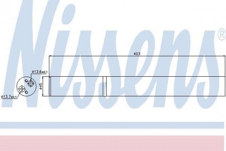 Осушувач радіатора кондиціонера NS NISSENS 95226