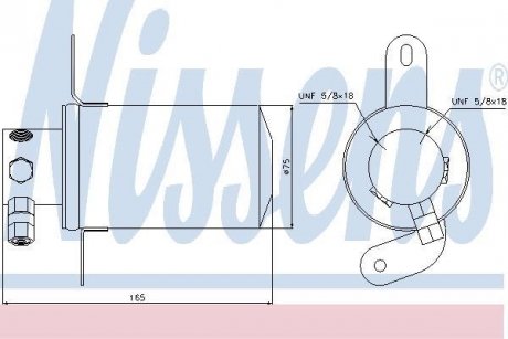 Осушувач кондиціонера NISSENS 95228