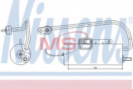 Осушувач кондиціонера NISSENS 95339