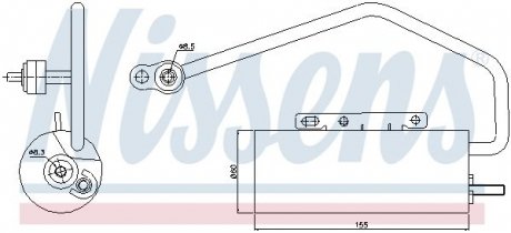 Осушувач кондиціонера NISSENS 95447