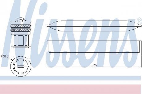 Осушувач ALFA GIULIETTA(10-)1.6 JTDM(+)[OE 1618395] NISSENS 95456 (фото 1)
