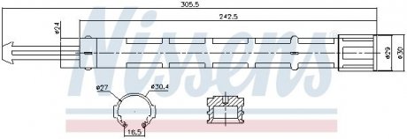 Осушувач FIAT DUCATO (250) (06-) 3.0 JTD NISSENS 95514