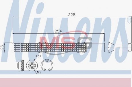 Осушувач кондиціонера First Fit NISSENS 95526