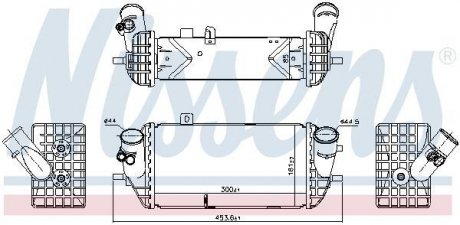 Интеркулер HYUNDAI i30 (GD) (12-) 1.6 CRDi NISSENS 96144