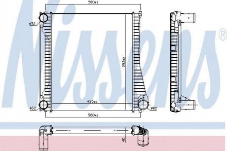 Аксессуар truck NISSENS 96422