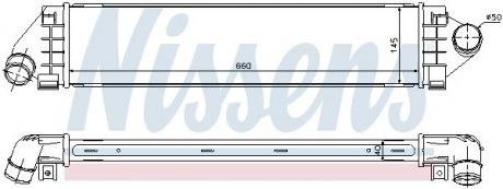 Интеркулер VOLVO S60/V60(10-)D2(+)[OE 1429406] NISSENS 96560