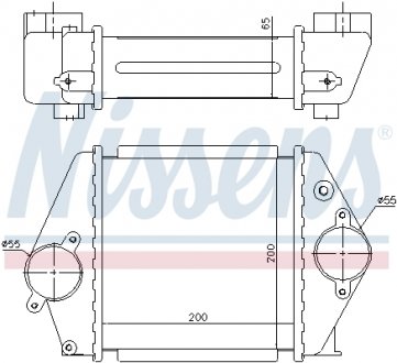 Интеркулер MZ 6(02-)2.0 CDVi[OE RF5C-13-565] NISSENS 96570