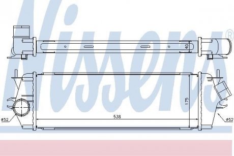 Интеркулер NS PRIMASTAR(02-)2.0 dCi(+)[OE 4416946] NISSENS 96583