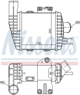 Интеркулер HY TUCSON(04-)2.0 CRDi(+)[OE 28271-27250] NISSENS 96661