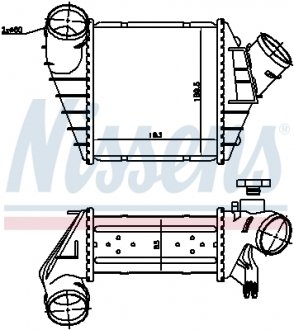 Интеркулер VW BEETLE(98-)1.8 T(+)[OE 1C0.145.803] NISSENS 96759