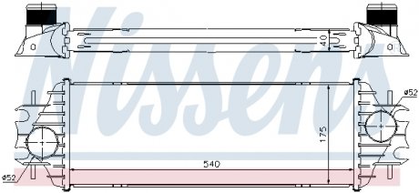 Интеркулер NS PRIMASTAR(02-)1.9 dCi(+)[OE 14496-00QAA] NISSENS 96762