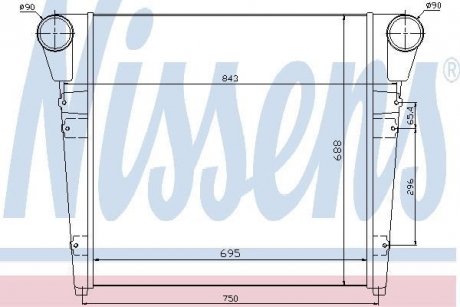 Інтеркулер NS NISSENS 97052