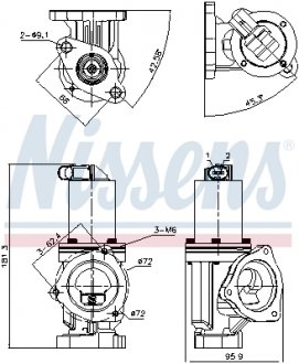 Клапан EGR First Fit NISSENS 98167