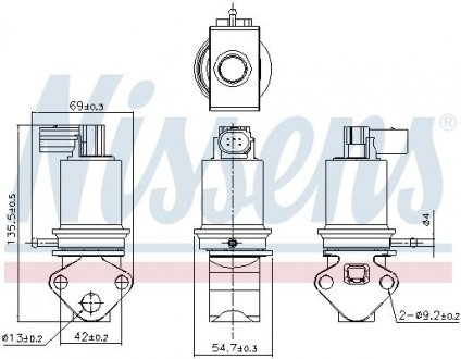 Клапан EGR First Fit NISSENS 98179