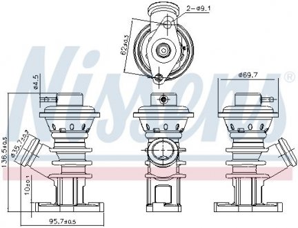 Клапан EGR First Fit NISSENS 98191