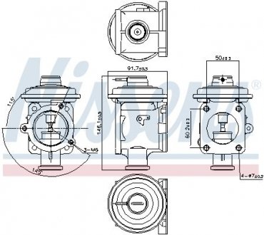 Клапан EGR First Fit NISSENS 98219