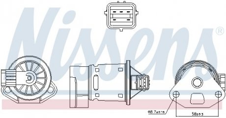 Клапан EGR First Fit NISSENS 98246