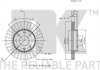 Диск гальмівний невентильований NK 315008 (фото 3)