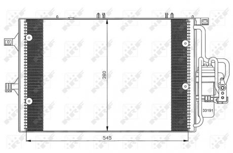 Конденсер кондиціонера NRF 35529