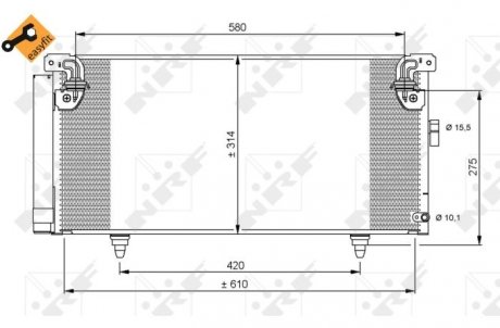 Конденсатор NRF 35868