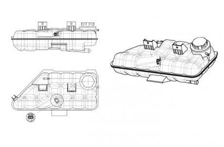 Розширювальний бачок NRF 454045