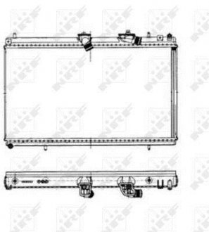 Радіатор NRF 50443