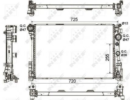 Радіатор NRF 53140