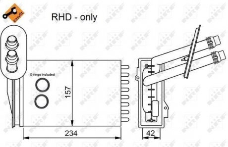 Радіатор NRF 53402